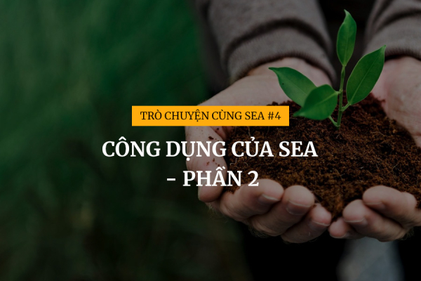[Trò chuyện cùng SEA #5] Công dụng của SEA - phần 2